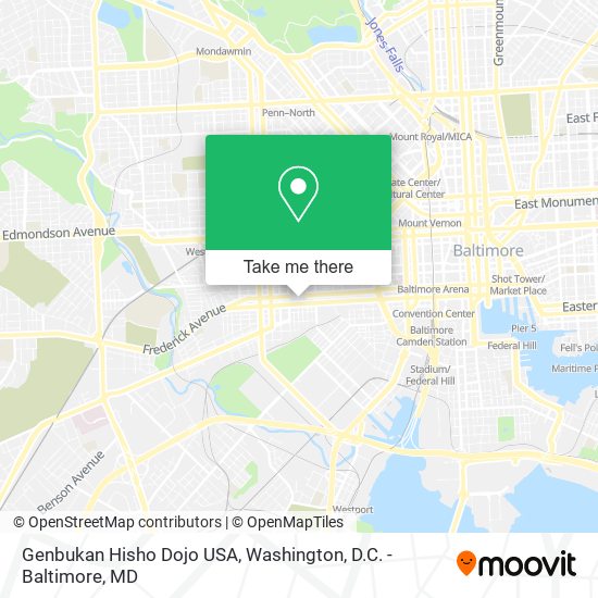 Genbukan Hisho Dojo USA map