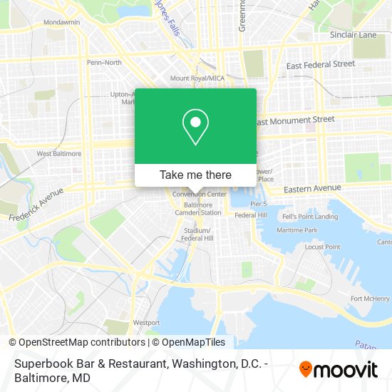 Mapa de Superbook Bar & Restaurant