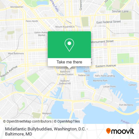 Midatlantic Bullybuddies map