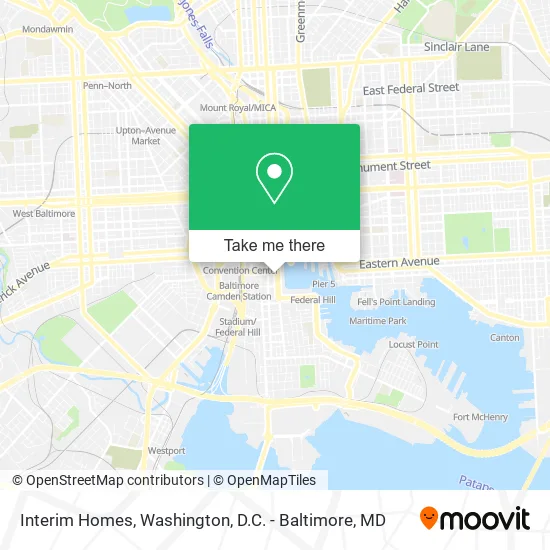 Interim Homes map