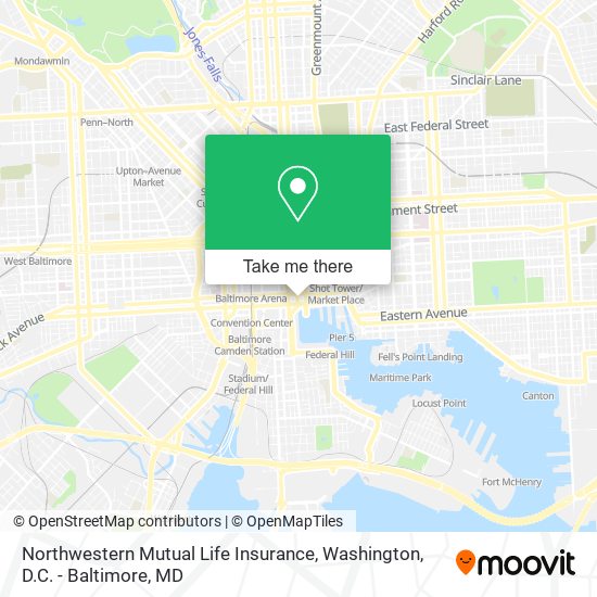 Mapa de Northwestern Mutual Life Insurance