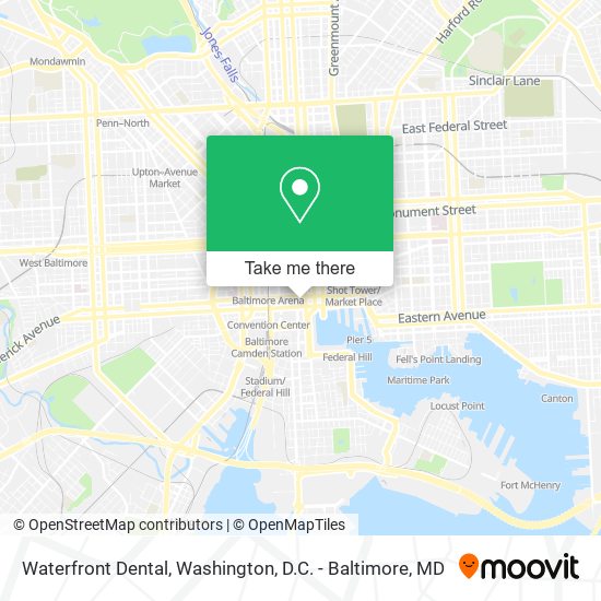Mapa de Waterfront Dental
