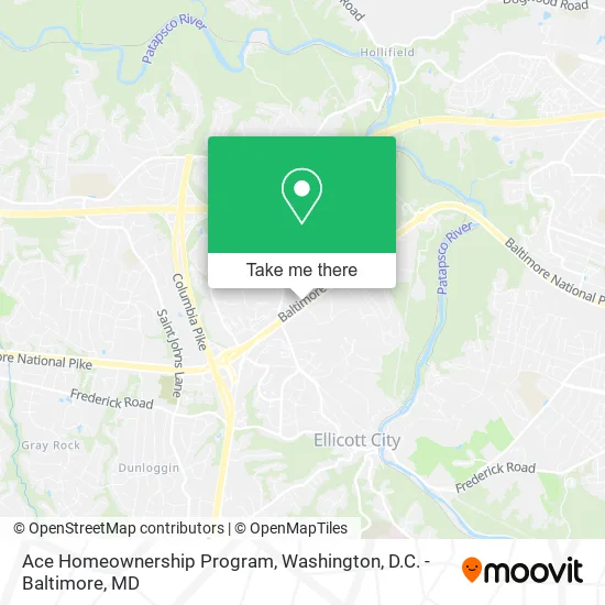 Ace Homeownership Program map