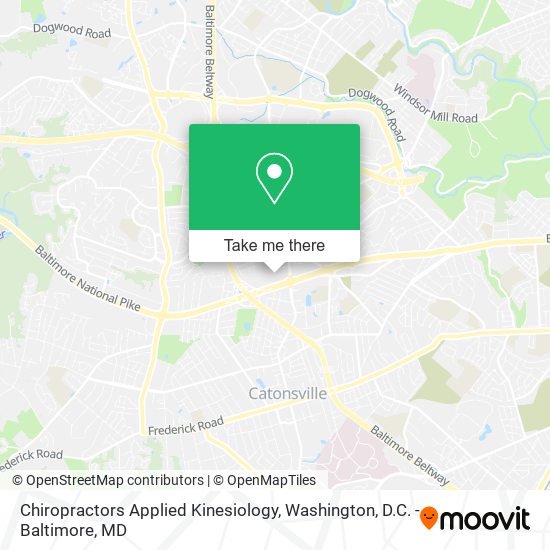 Mapa de Chiropractors Applied Kinesiology
