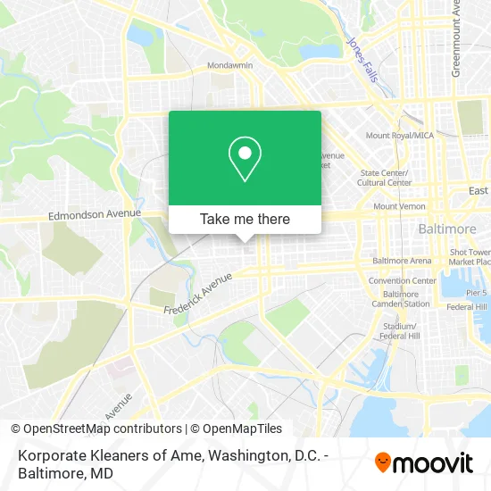 Korporate Kleaners of Ame map