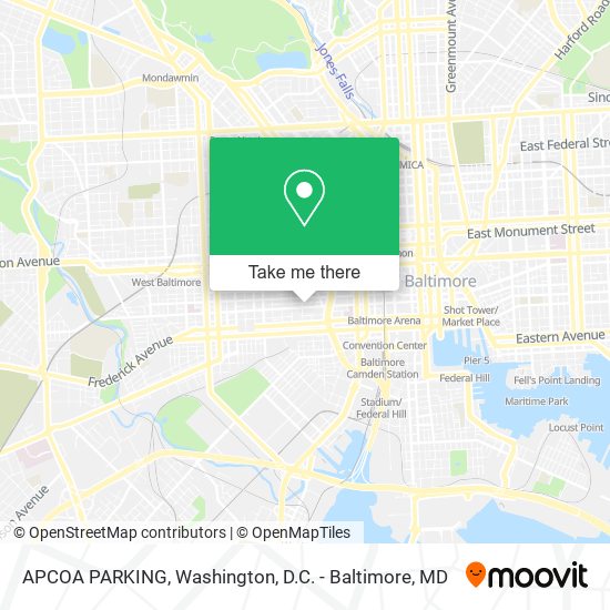 APCOA PARKING map