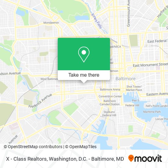Mapa de X - Class Realtors