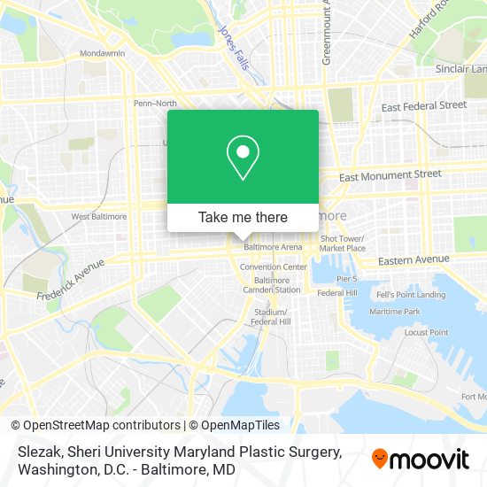 Slezak, Sheri University Maryland Plastic Surgery map