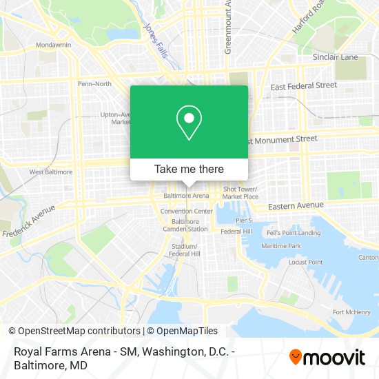 Royal Farms Arena - SM map