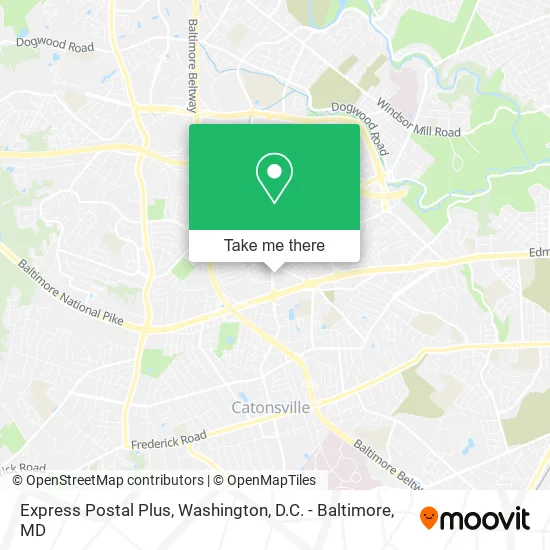 Express Postal Plus map