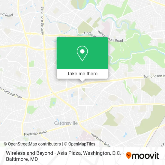 Wireless and Beyond - Asia Plaza map