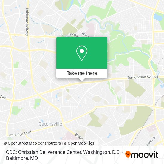 CDC: Christian Deliverance Center map