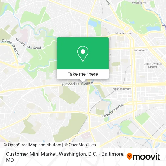 Customer Mini Market map