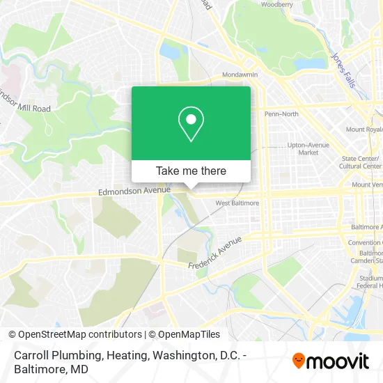 Carroll Plumbing, Heating map