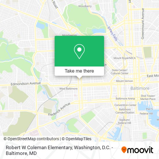 Mapa de Robert W Coleman Elementary