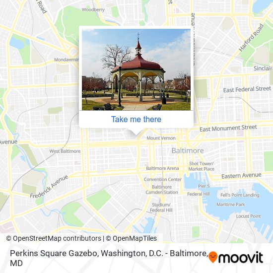 Mapa de Perkins Square Gazebo