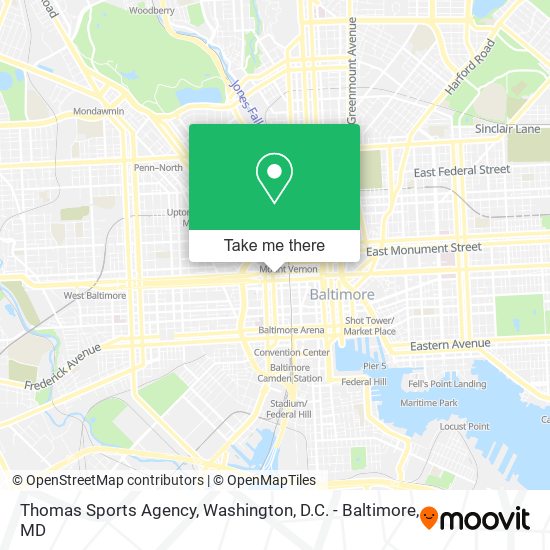 Thomas Sports Agency map