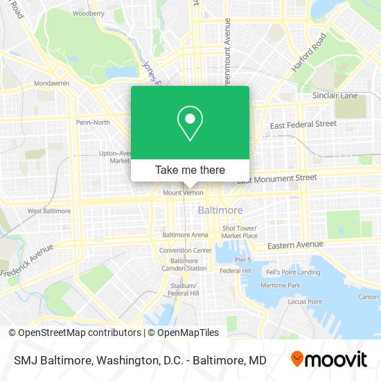 SMJ Baltimore map