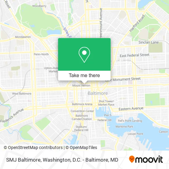 SMJ Baltimore map