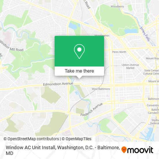 Window AC Unit Install map