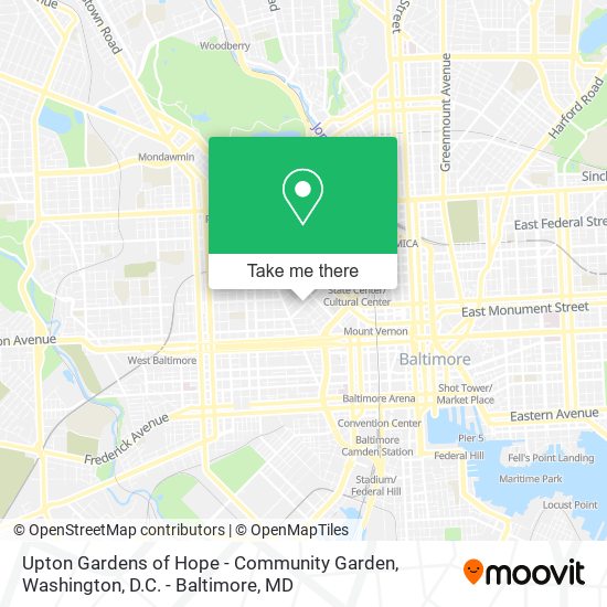 Mapa de Upton Gardens of Hope - Community Garden