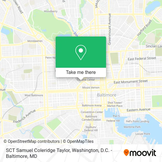 SCT Samuel Coleridge Taylor map