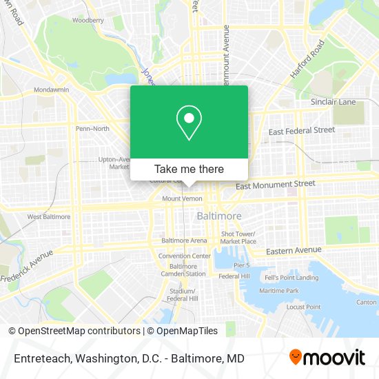 Entreteach map