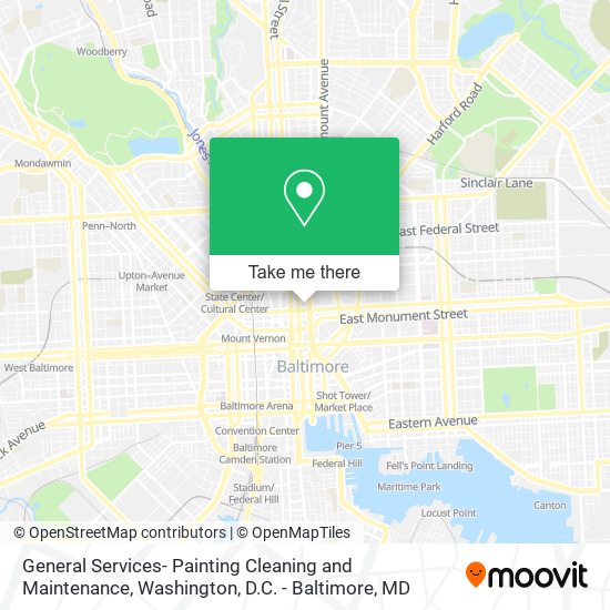 Mapa de General Services- Painting Cleaning and Maintenance