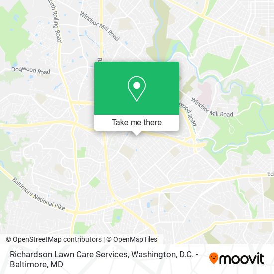 Richardson Lawn Care Services map