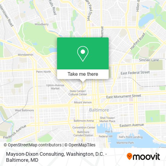 Mayson-Dixon Consulting map