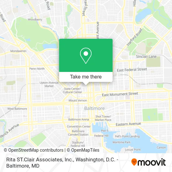 Rita ST.Clair Associates, Inc. map
