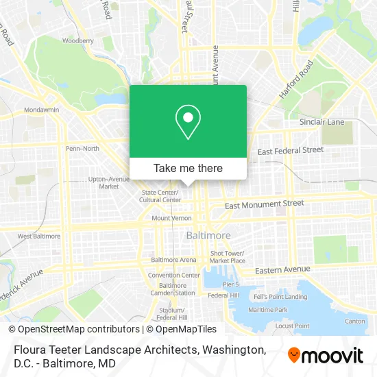 Floura Teeter Landscape Architects map