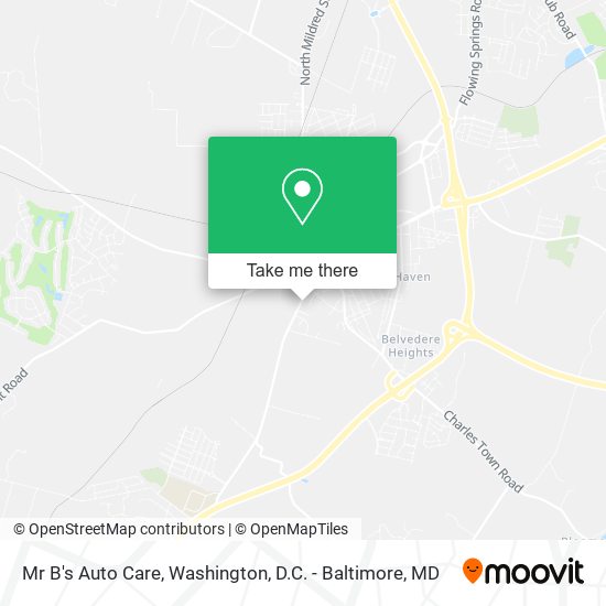 Mr B's Auto Care map