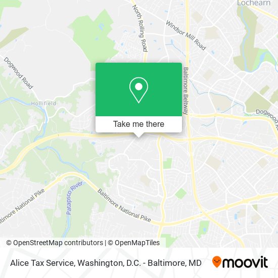 Mapa de Alice Tax Service