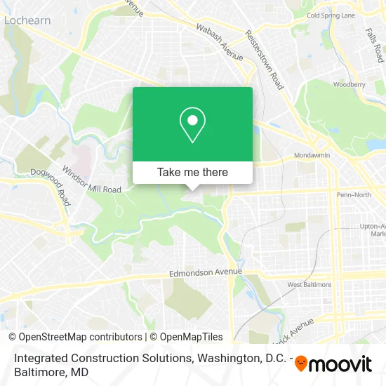 Integrated Construction Solutions map