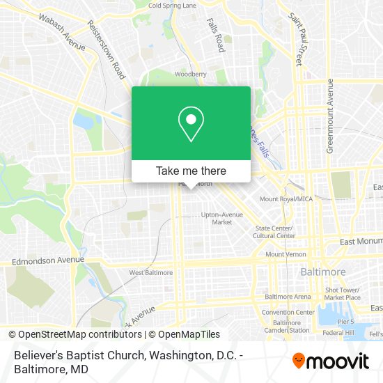 Mapa de Believer's Baptist Church