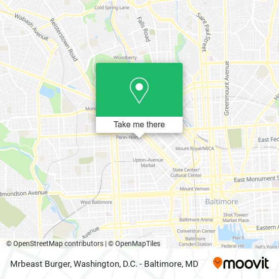 Mrbeast Burger map