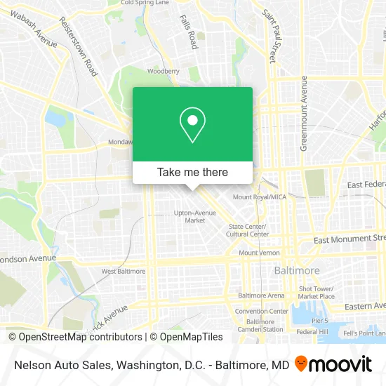 Nelson Auto Sales map