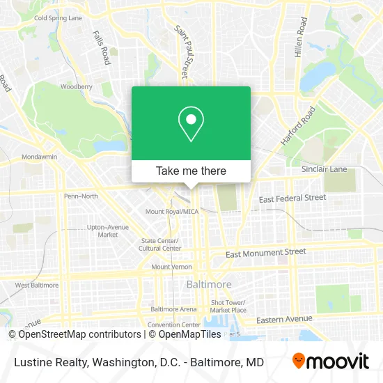 Lustine Realty map