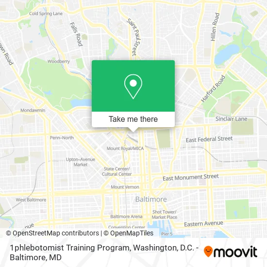 1phlebotomist Training Program map
