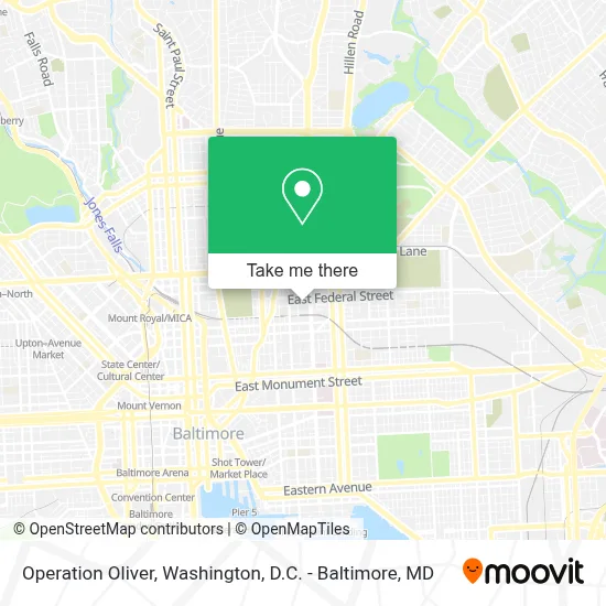 Operation Oliver map