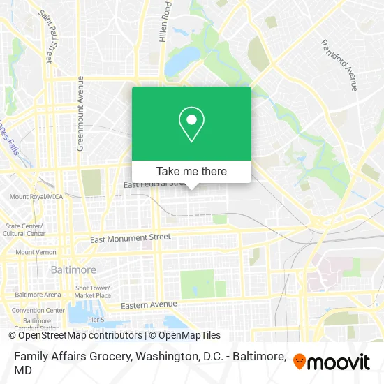 Family Affairs Grocery map