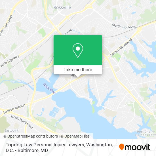 Mapa de Topdog Law Personal Injury Lawyers