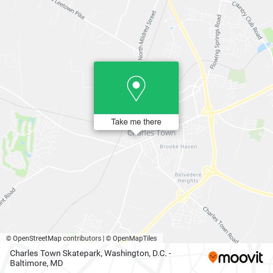 Charles Town Skatepark map