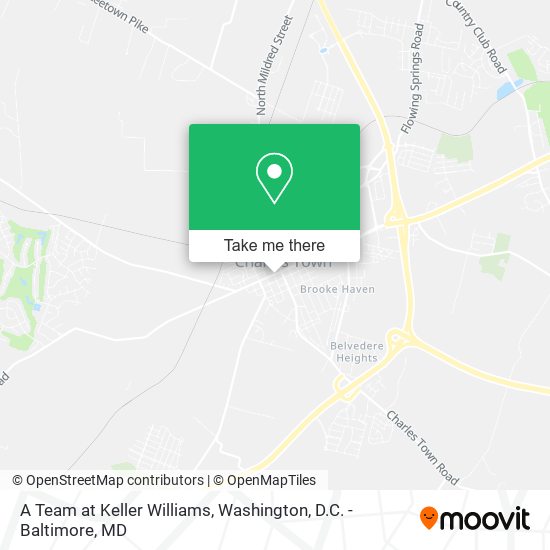 Mapa de A Team at Keller Williams