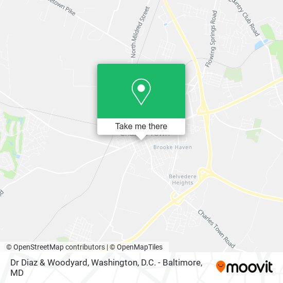 Dr Diaz & Woodyard map