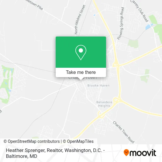 Heather Sprenger, Realtor map