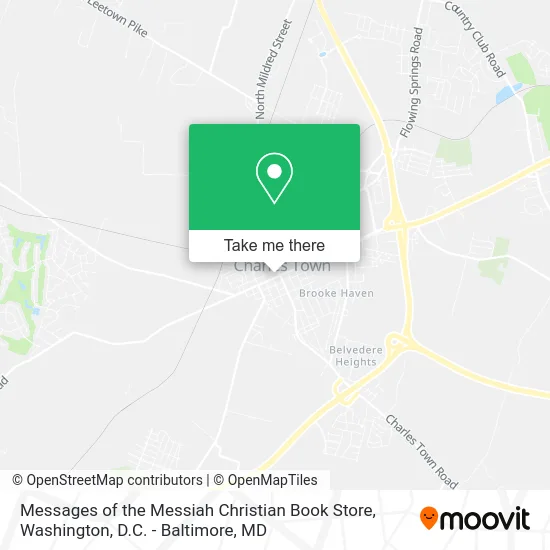 Messages of the Messiah Christian Book Store map