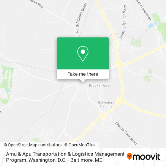 Amu & Apu Transportation & Logistics Management Program map