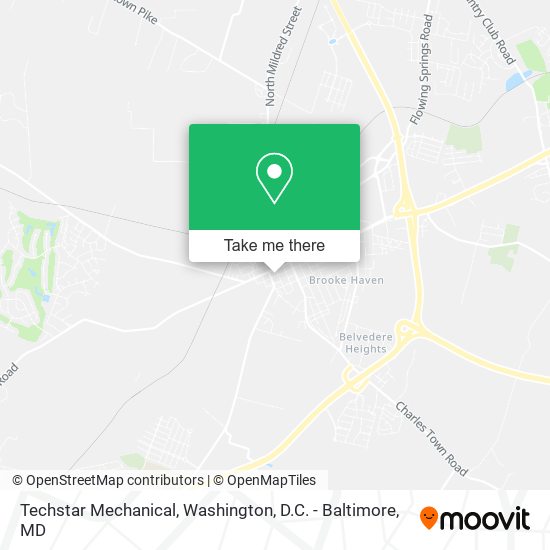Techstar Mechanical map